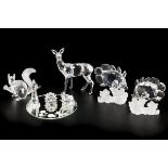 (7) part lot Swarovski miniatures.