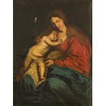 Follower of Jacob Jordaens, ca. 1800. Madonna and child.