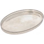 Servingtray silver.