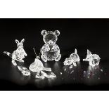 Lot of various Swarovski miniatures.