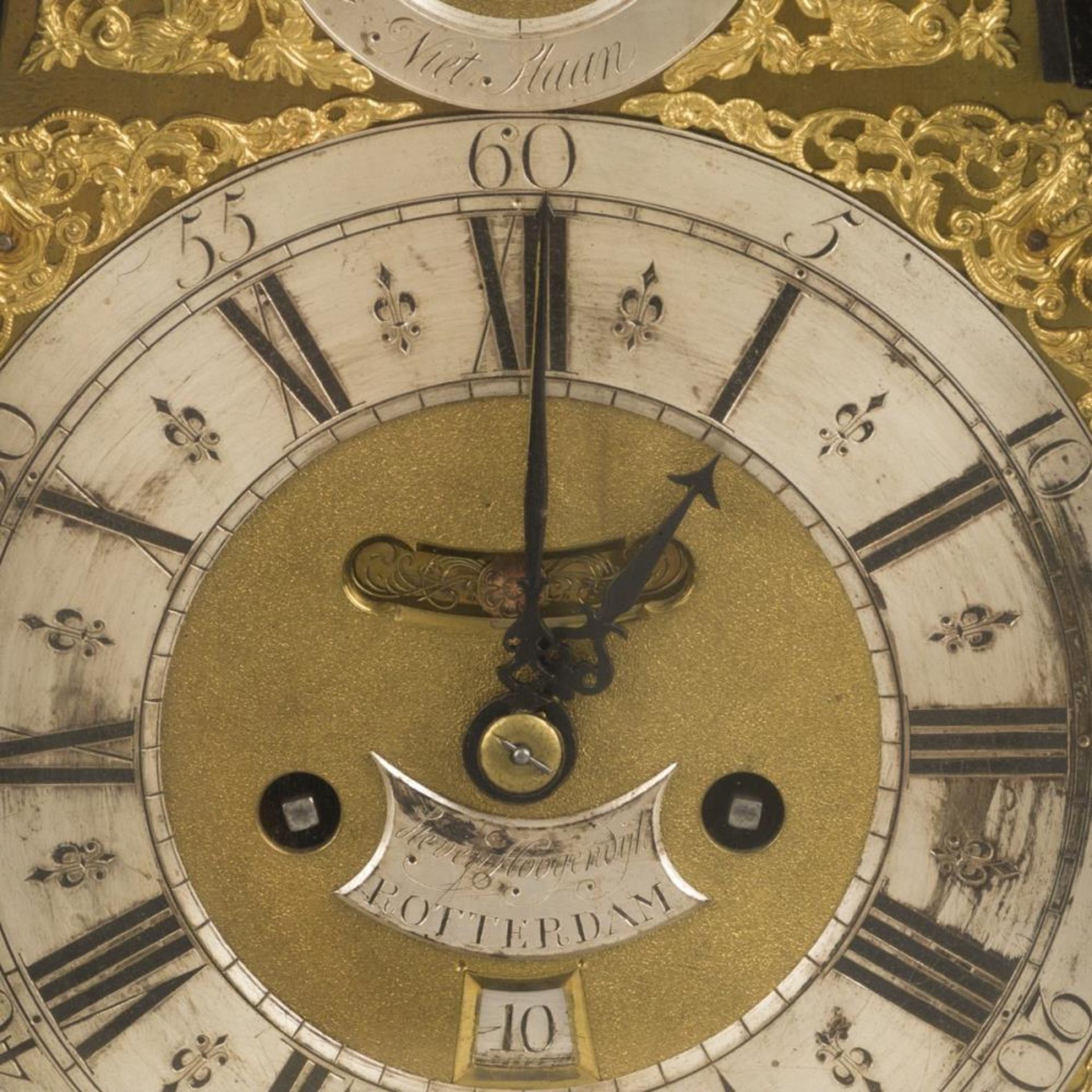 A 'Steven Hoogendijk' table pendulum/ bracket clock, Dutch, ca. 1730. - Image 7 of 9