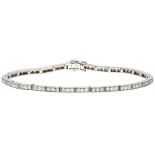 Pt 950 Platinum Art Deco bracelet set with approx. 0.86 ct. diamond.