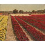 A.J. "Arie" Zwart (Rijswijk 1903 - 1981 Laren, NH), Bulb fields.
