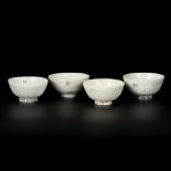 A set of (4) rice bowls, Vung Tao Cargo (Christies 1992), China, Kangxi.