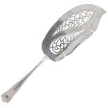 Fish slice "Haags Lofje" silver.