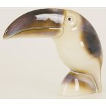 Ljubisa Misic, a porcelain "Goebel" figurine of a toucan, West Germany, 2nd half 20th C.