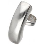 Astrid Fog for Georg Jensen no.157 silver modernist ring - 925/1000.