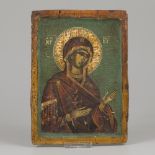 A Russian Icon depicting Saint Mary, 17th / 18th C.