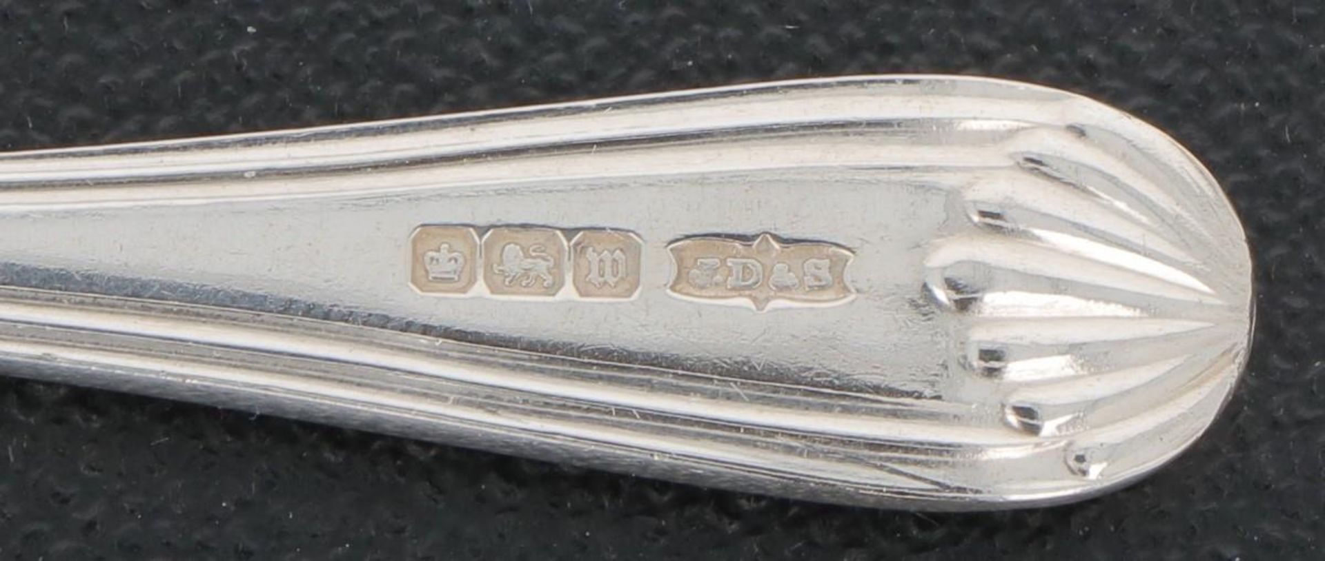 (12) piece set strawberry forks silver. - Image 4 of 4