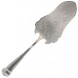 Pastry server "Haags Lofje" silver.