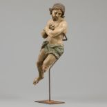 A polychrome sculpture of the risen Christ, Italy, ca. 1600.