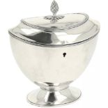 Tea caddy silver.