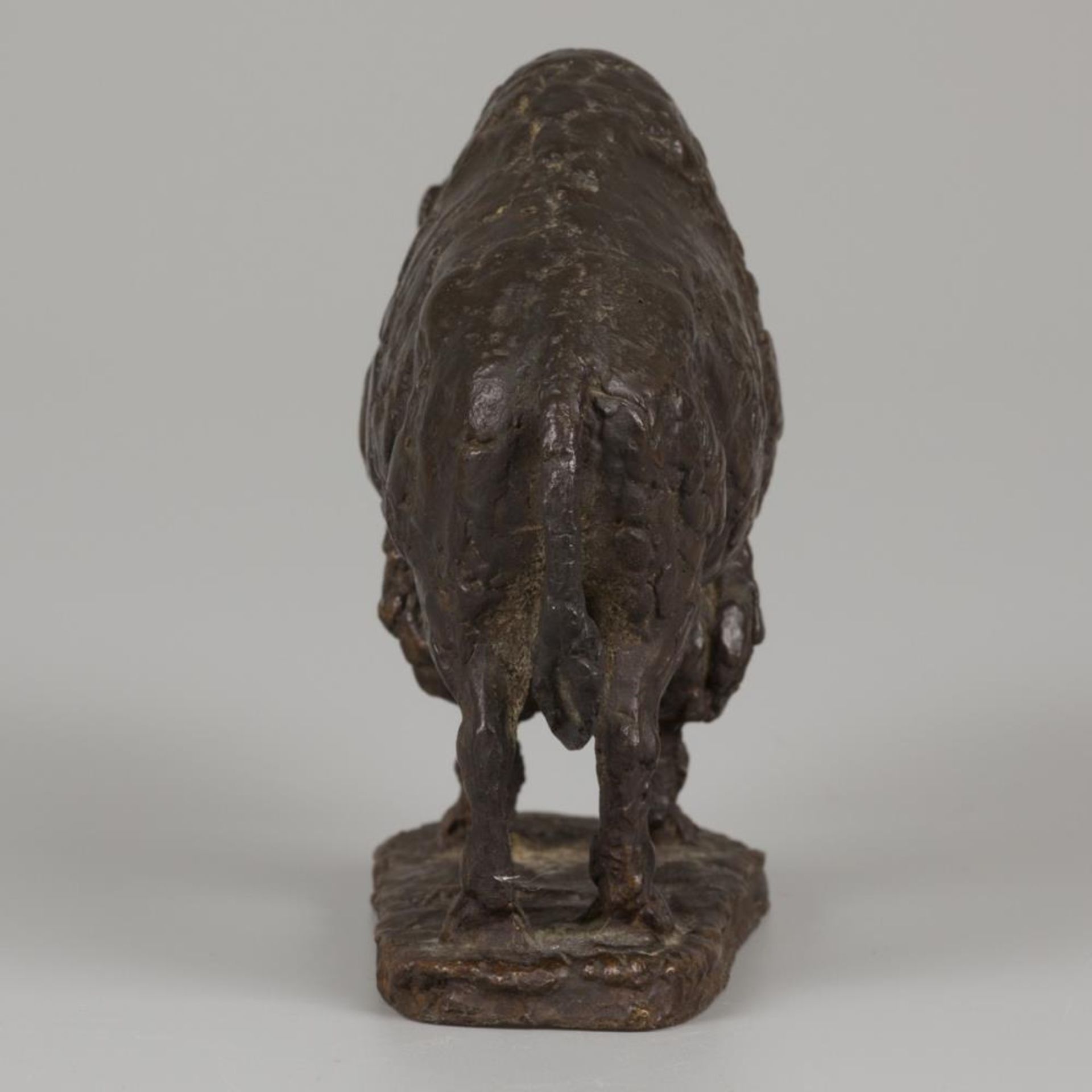 Pieter D'HONT (1917-1997), a bronze sculpture of a bison. - Bild 5 aus 7