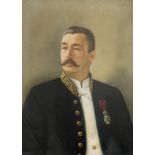 Belgian School, ca. 1900. Portrait of a dignitary wearing the "Ordre de Leopold".
