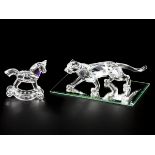 (3) piece lot of Swarovski miniatures