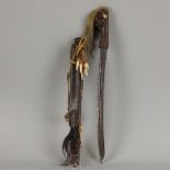 A Dayak Mandau - headhunterssword, Kalimantan, Indonesia, 1st half 20th century.