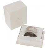 Napkin ring in original box 'Christofle' silver-plated.