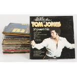 A lot consisting of various LP's, including Tom Jones, 20th century.