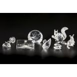 (8) piece lot Swarovski miniatures