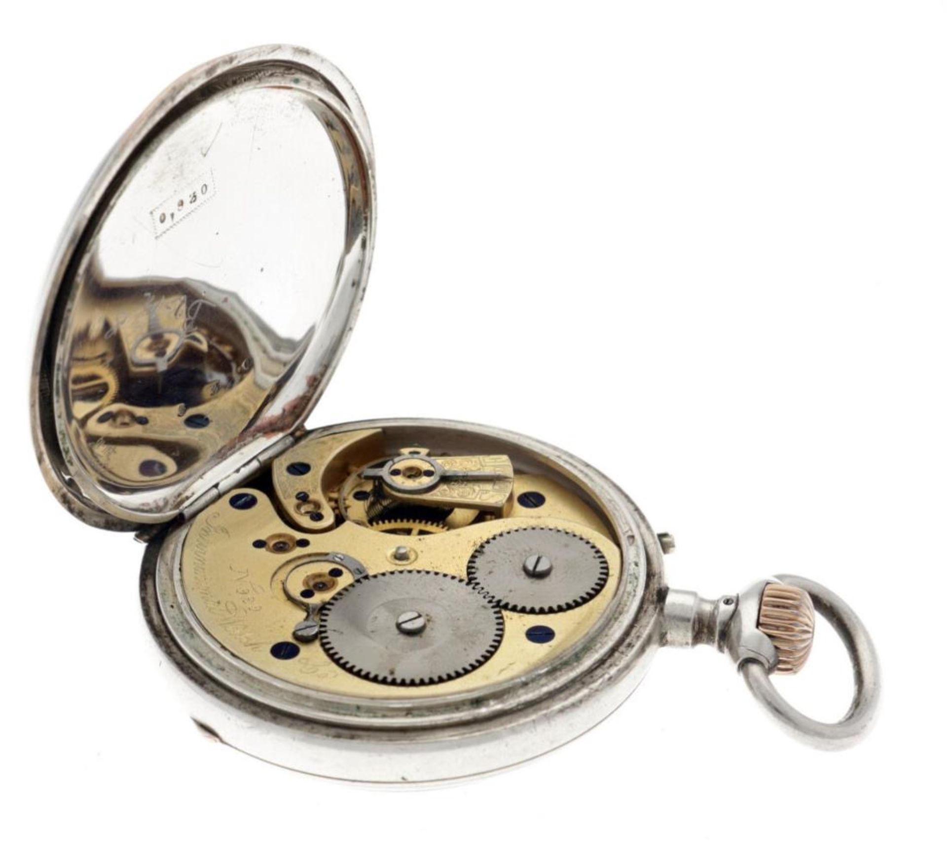 IWC Cylinder Escapement - Men's pocket watch - apprx. 1850. - Bild 4 aus 6