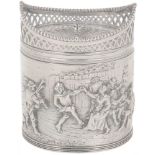 Tea caddy silver.