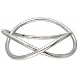 Allan Scharff for Georg Jensen no.554 silver 'Alliance' bangle - 925/1000.