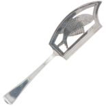 Fish slice "Haags Lofje" silver.