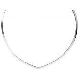 Silver Georg Jensen no.A1A modernist necklace - 925/1000.