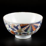 A porcelain Ko-aka-e bowl, made for the Japanese market, China, 18th century.