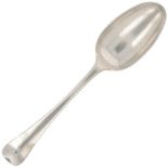 Spoon (Rotterdam Jacobus Gouwe 1727-1770) silver.