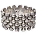 Arno Malinowski for Georg Jensen no.110 silver 'Onion' design bracelet - 925/1000.