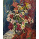 Roberet Frans Josef Maria Verbunt (Waalwijk 1879 - 1952 Tilburg). Still life with flowers.