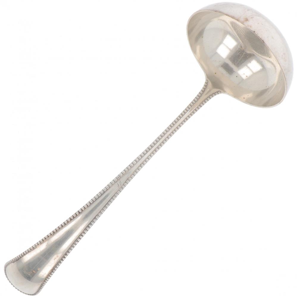 Soup ladle silver.