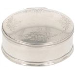 Snuff box / pill box silver.