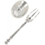 Travel cutlery silver.