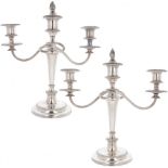 (2) piece set of candlesticks BLA.