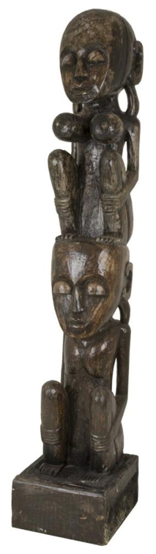 A large decorative replica totem, Papua New Guinea".