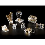 (8) part lot Swarovski miniatures.