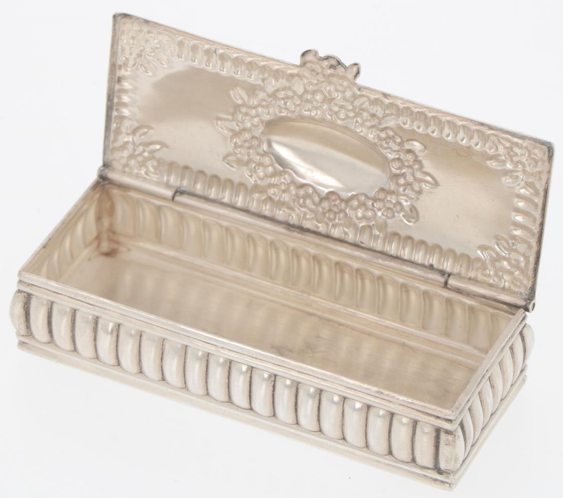 Toothpick box silver. - Image 2 of 3