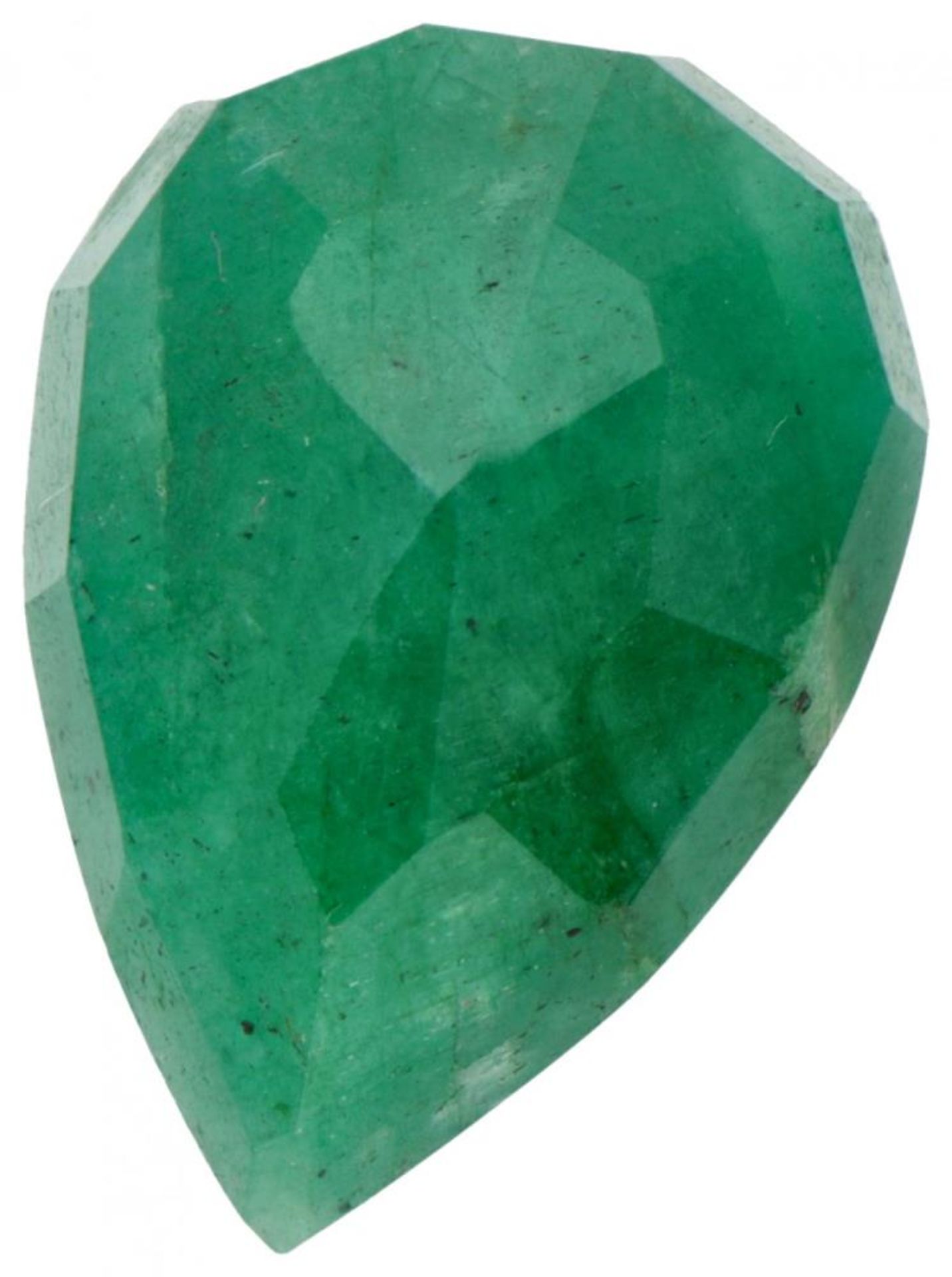 GLI Certified Natural Emerald Gemstone 24.450 ct. - Bild 2 aus 3