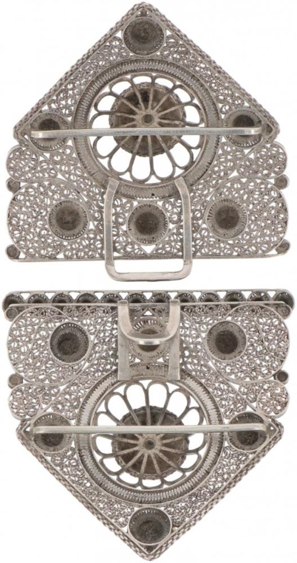 Buckle filigree silver. - Image 2 of 3