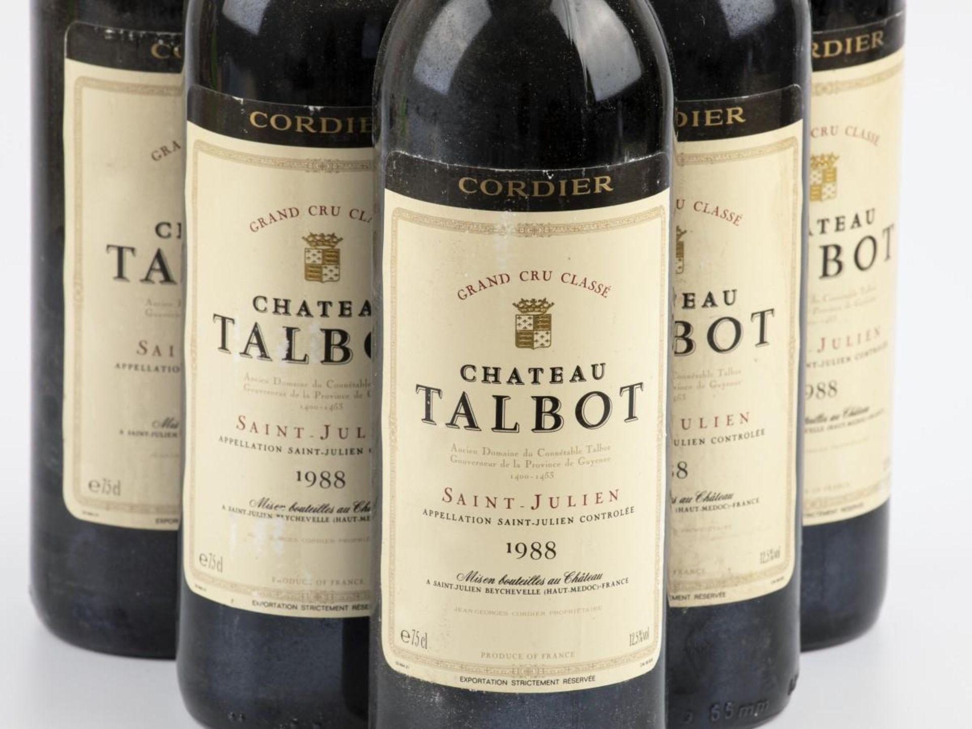 (6) Chateau Talbot - Saint-Julien - Grand cru classé - 1988. - Image 2 of 2