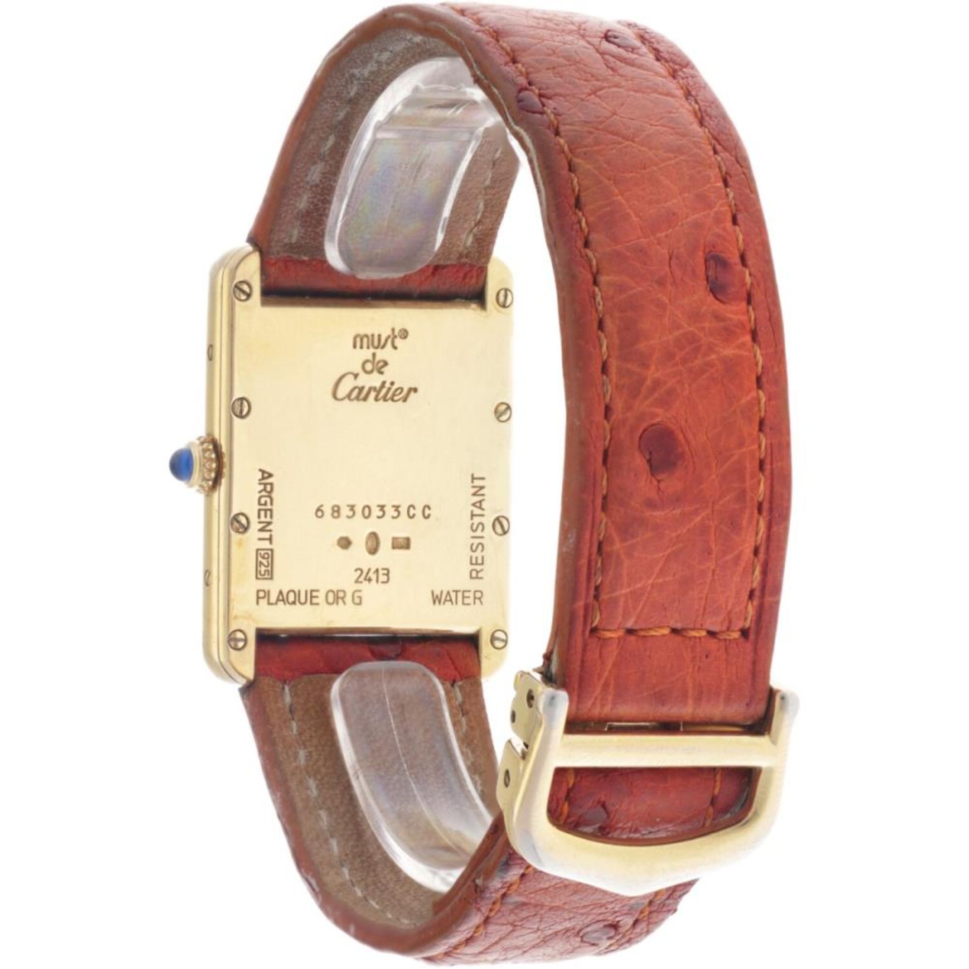Cartier Tank 2413 - Men's watch - approx. 2000. - Image 3 of 5