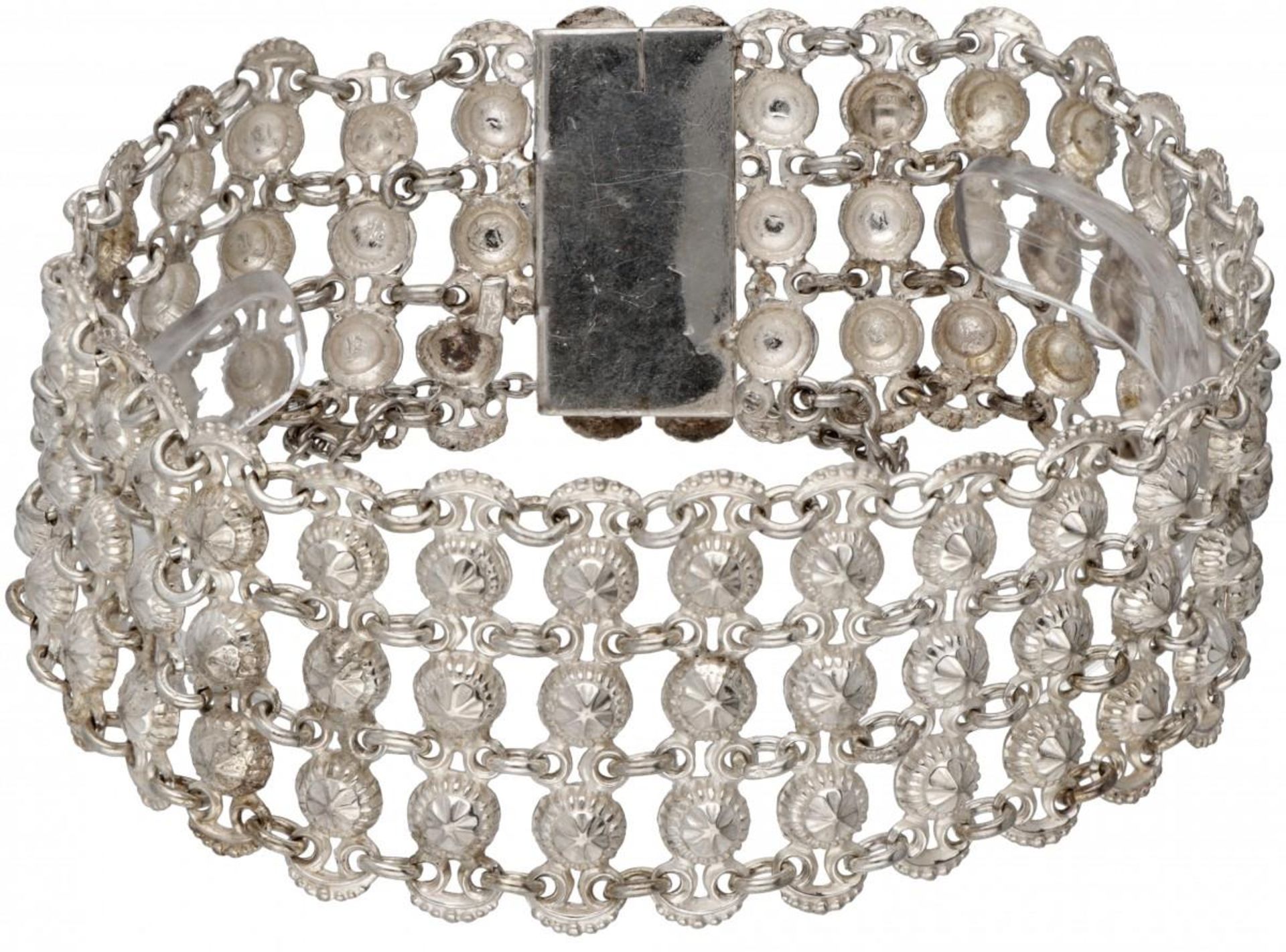 Sterling silver antique Dutch costume bracelet.