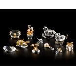 (11) part lot Swarovski miniatures.