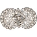 Buckle filigree silver.