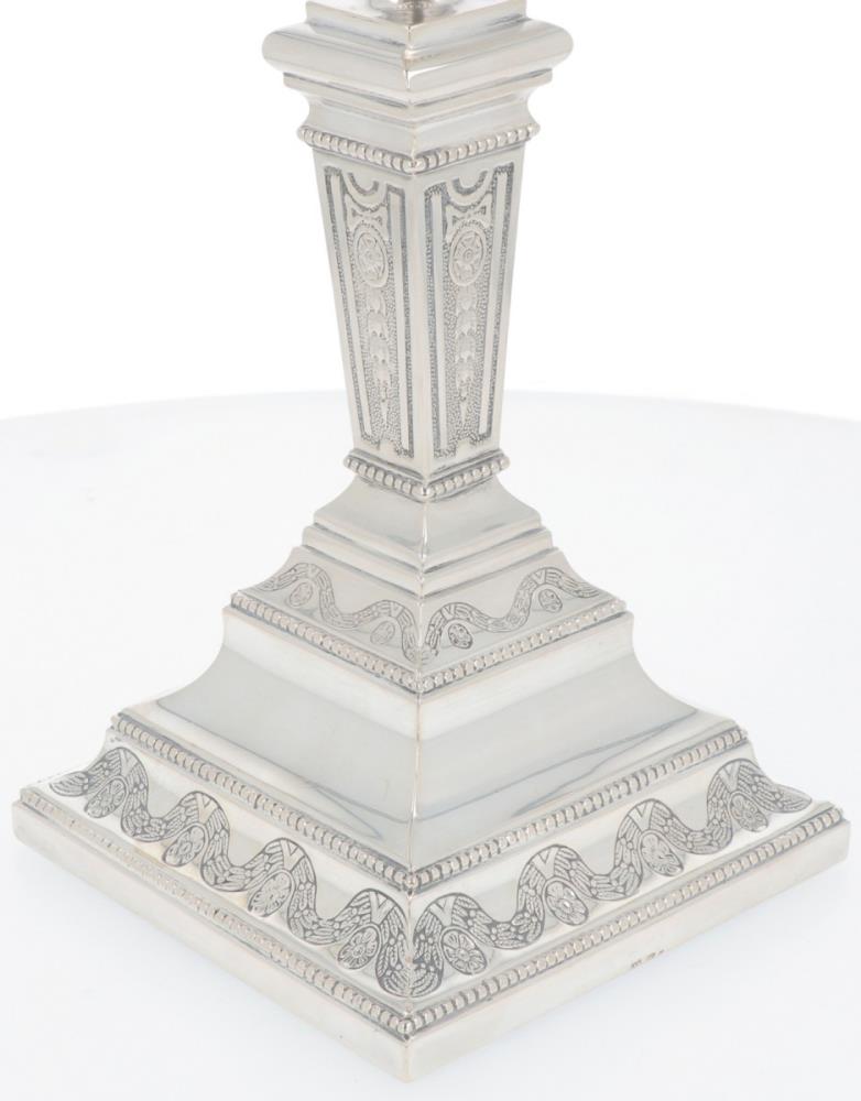 Showpiece candelabra silver. - Image 5 of 6