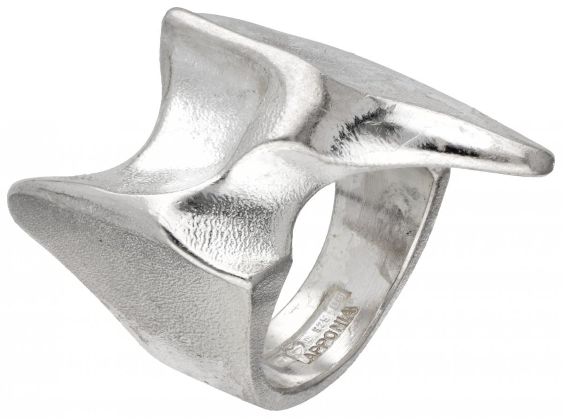 Sterling silver 'Pegasus' ring by Björn Weckström for Lapponia.