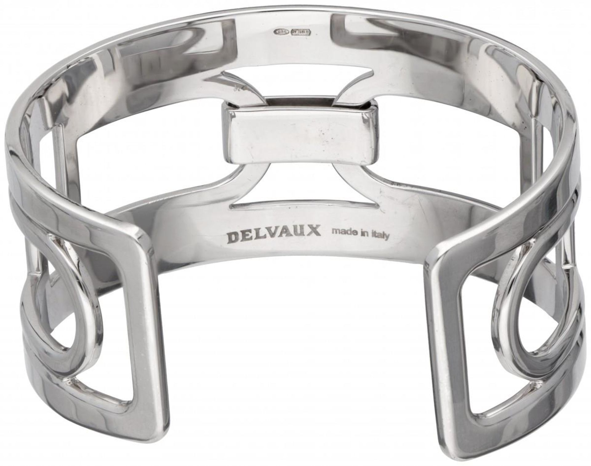 Sterling silver Delvaux cuff bracelet. - Bild 2 aus 3