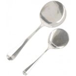 Pastry scoop & petit-four scoop "Haags Lofje" silver.